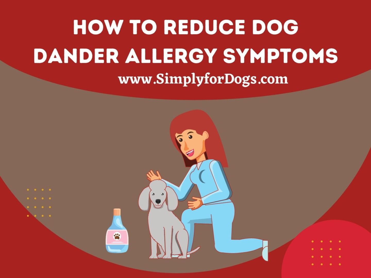 How to Reduce Dog Dander Allergy Symptoms