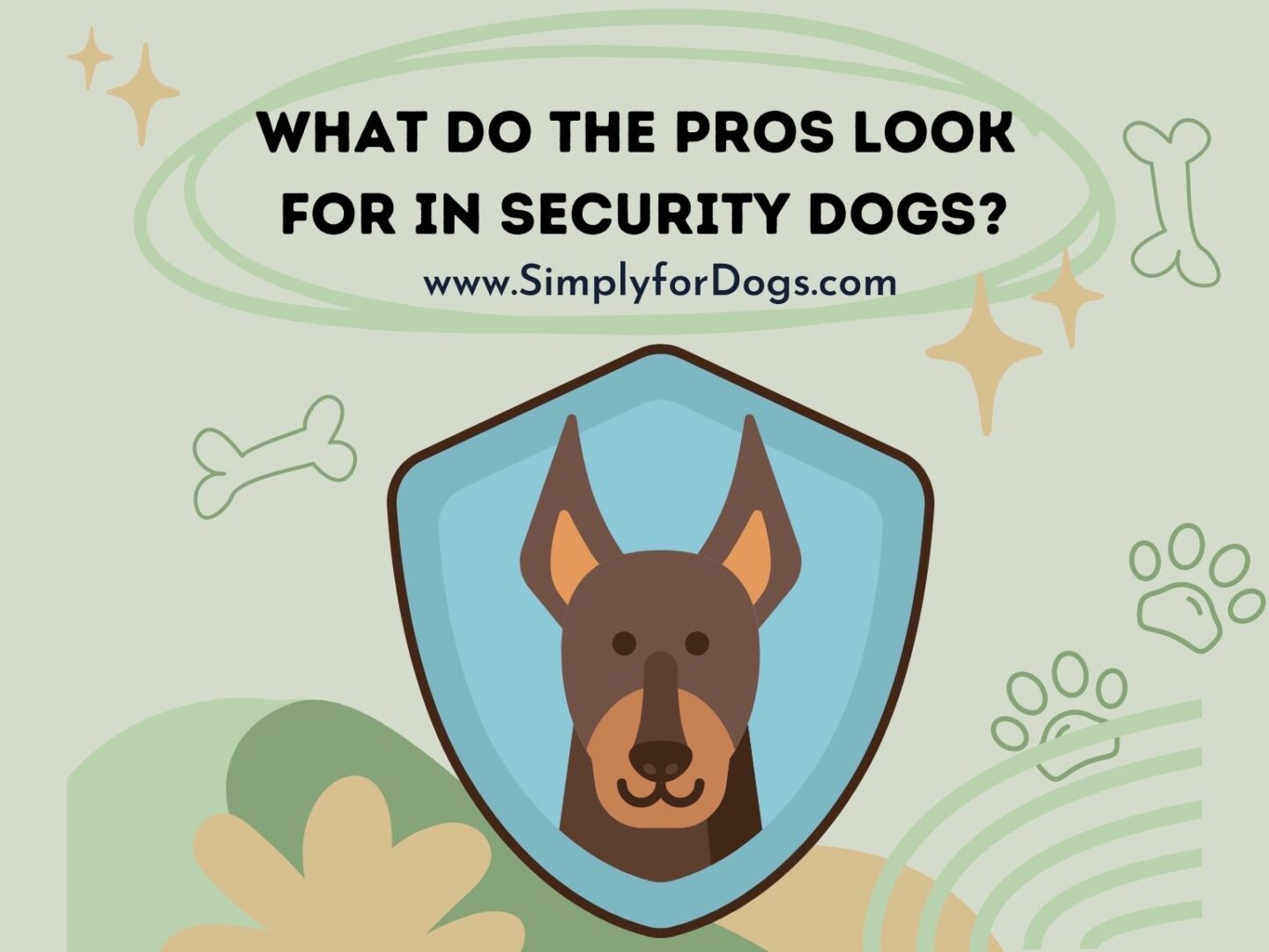 What Do the Pros Look for in Security Dogs