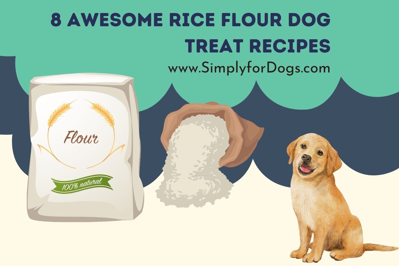 8 Awesome Rice Flour Dog Treat Recipes