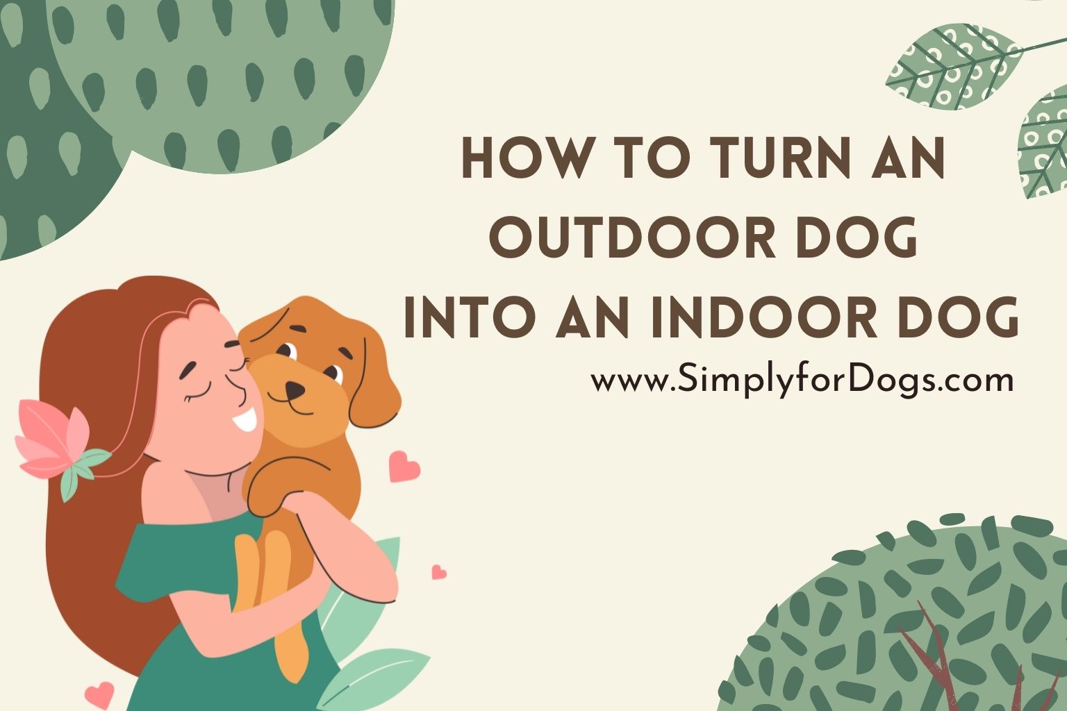 How to Turn an Outdoor Dog into an Indoor Dog