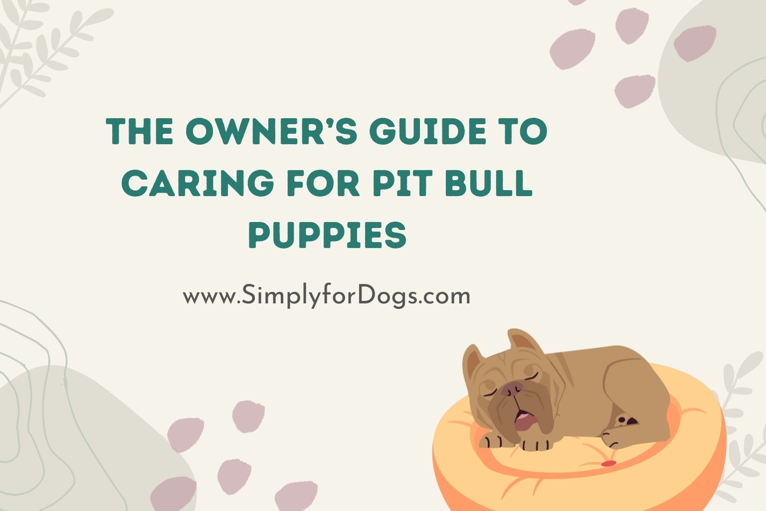 The Owner’s Guide to Caring for Pit Bull Puppies