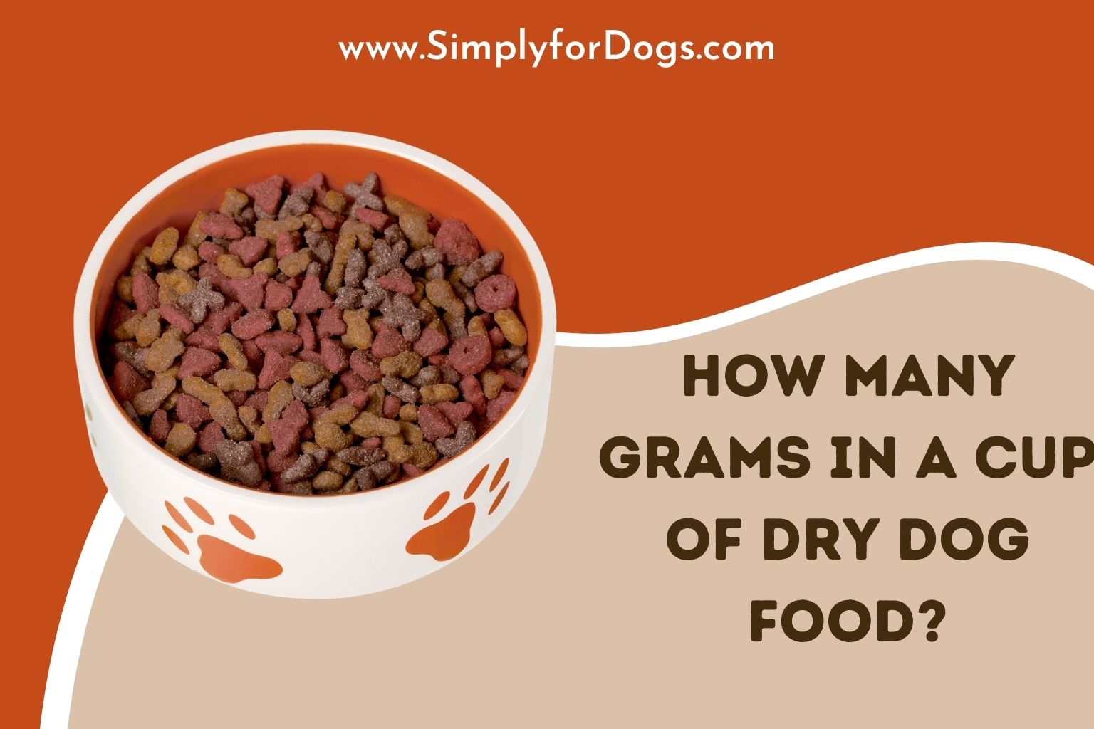 How Many Grams in a Cup of Dry Dog Food