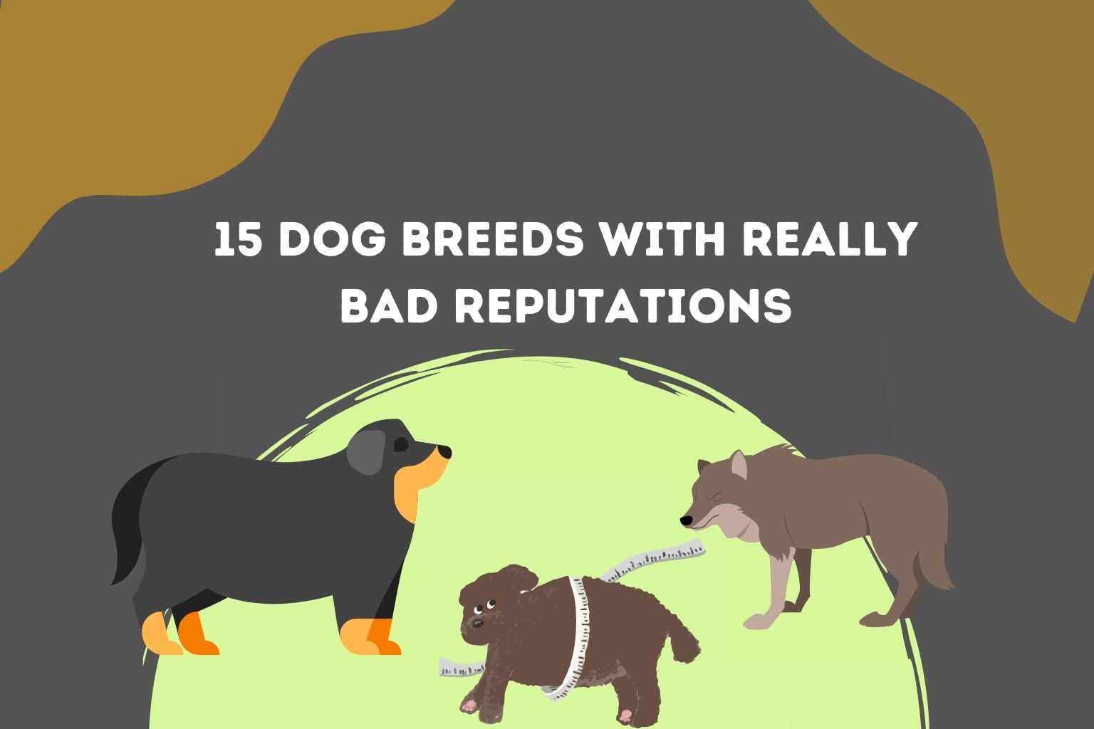 15 Dog Breeds With Really Bad Reputations