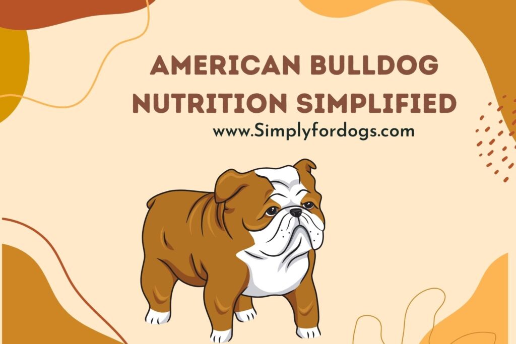 American Bulldog Nutrition (Detailed Information)