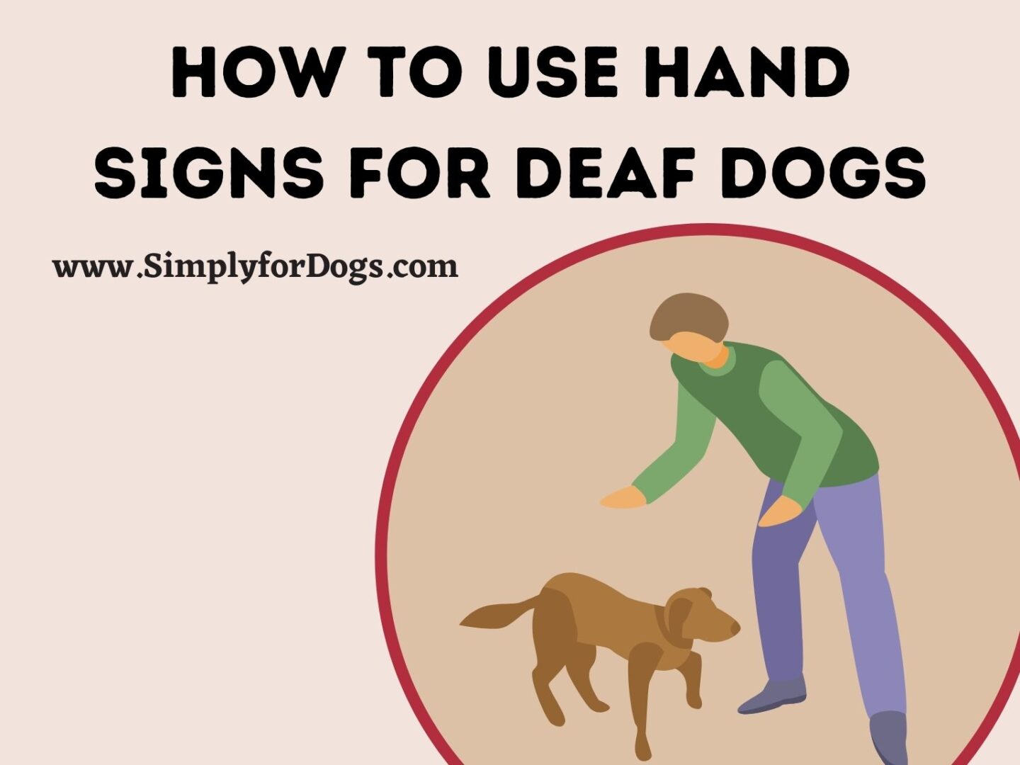 hand signals for deaf dogs