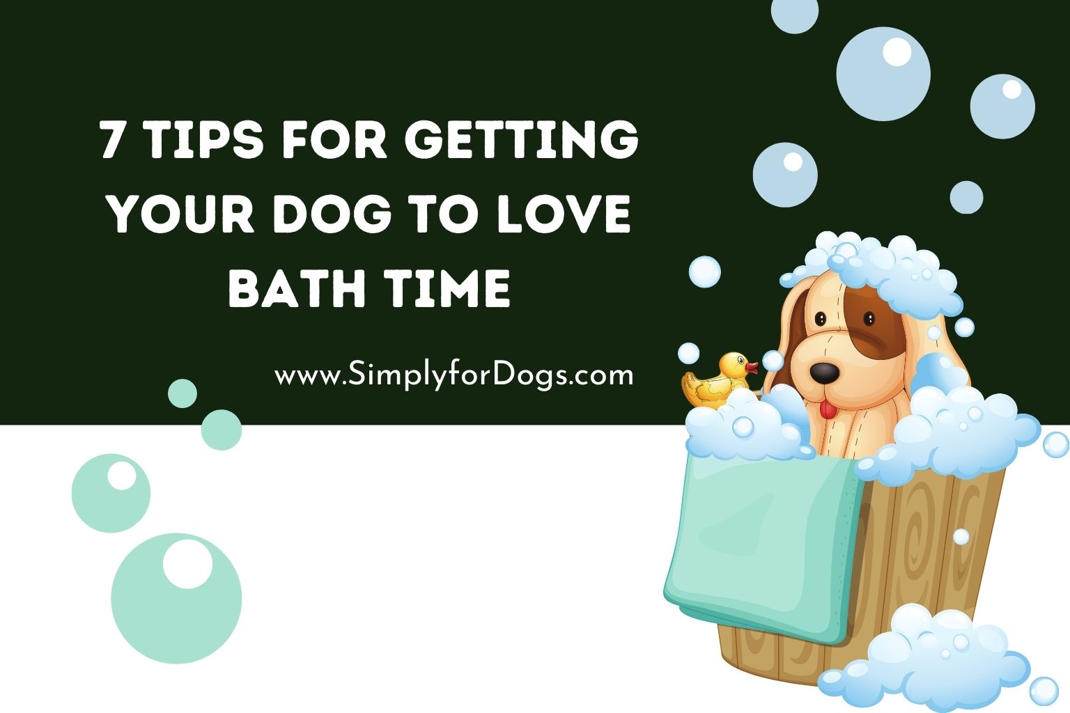 7 Tips for Getting Your Dog to Love Bath Time