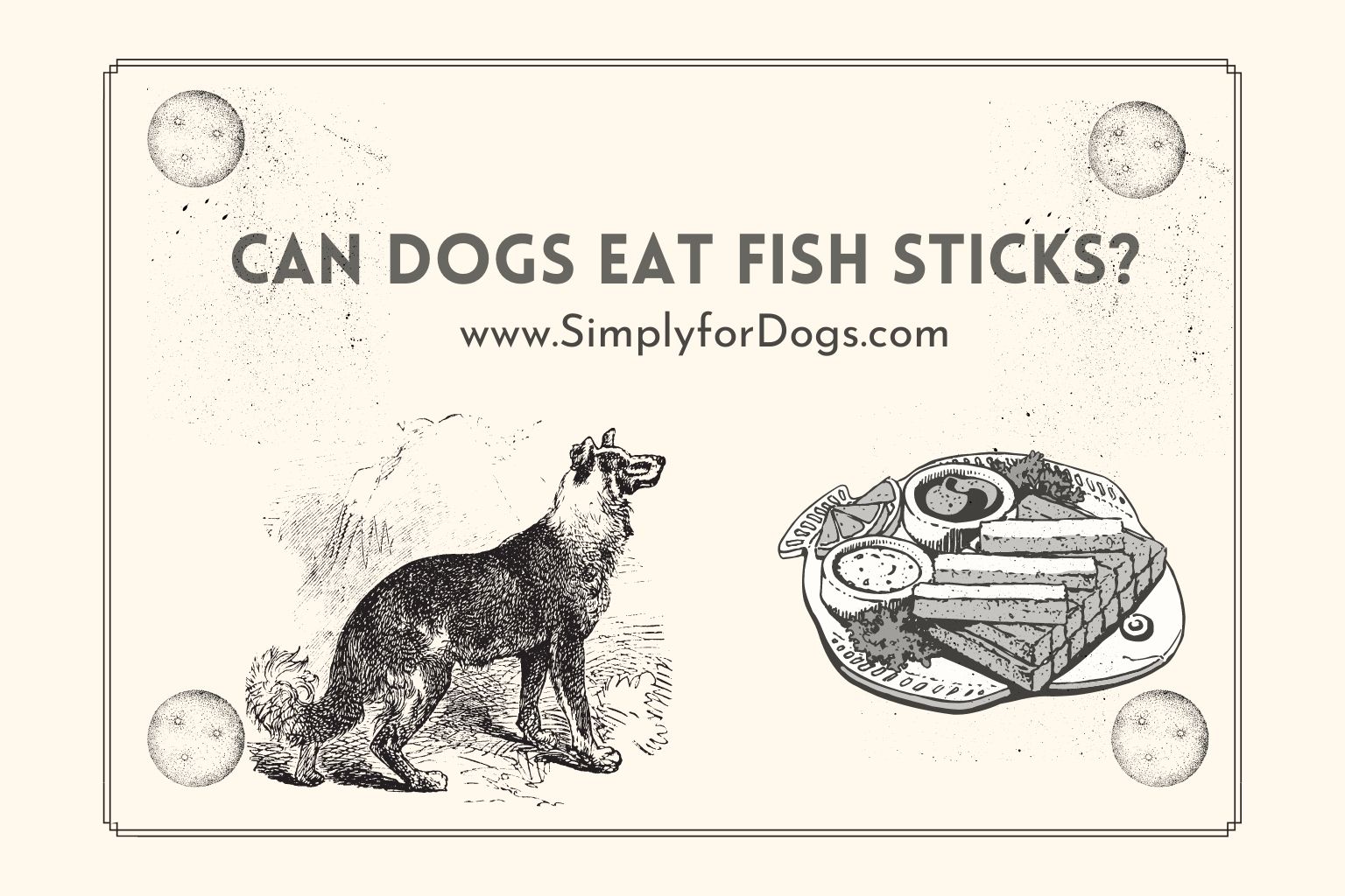 can dogs eat fish sticks